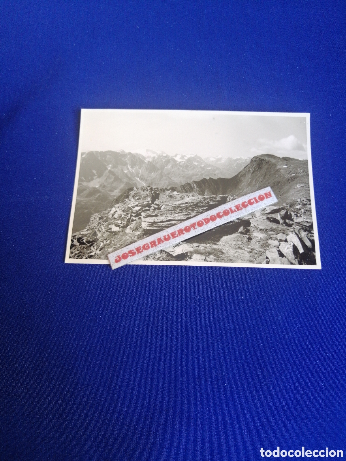 Fotograf&iacute;a antigua: SUIZA - PASSO PREVAT - ALPINISMO FOTOGRAF&Iacute;A ANTIGUA SIGLO PASADO