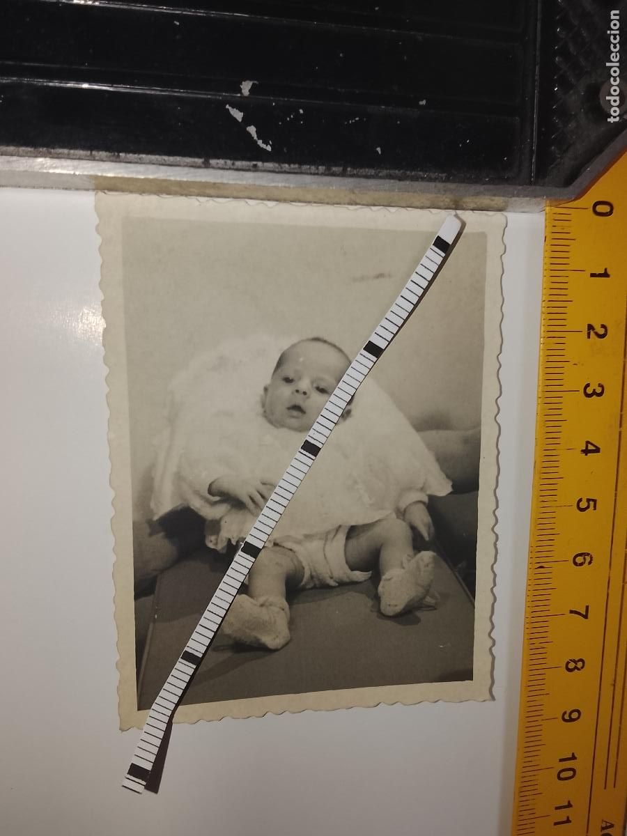 Fotografia antica: FOTOGRAFIA ANTIGUA FAMILIA VEJER - UBRIQUE - CADIZ - NI&Ntilde;O VESTIDO DE CRISTIANAR