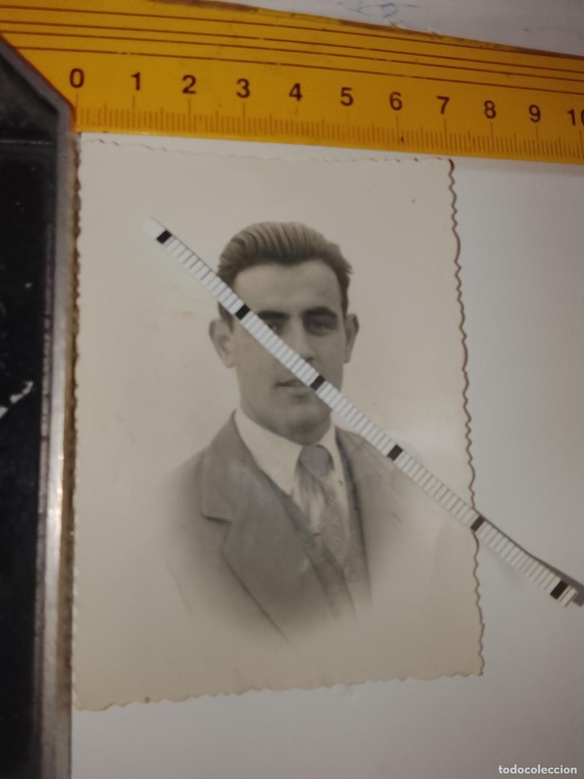 Fotografia antica: FOTOGRAFIA ANTIGUA FAMILIA VEJER - UBRIQUE - CADIZ - JOVEN ELEGANTE DE CHAQUETA