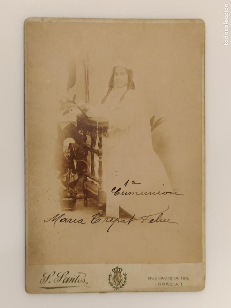 Fotograf&iacute;a antigua: MARIA TREPAT FELIU - FOTO S. SANTOS , BARCELONA (GRACIA) - FOTOGRAFIA ANTIGUA -(K-16.107)