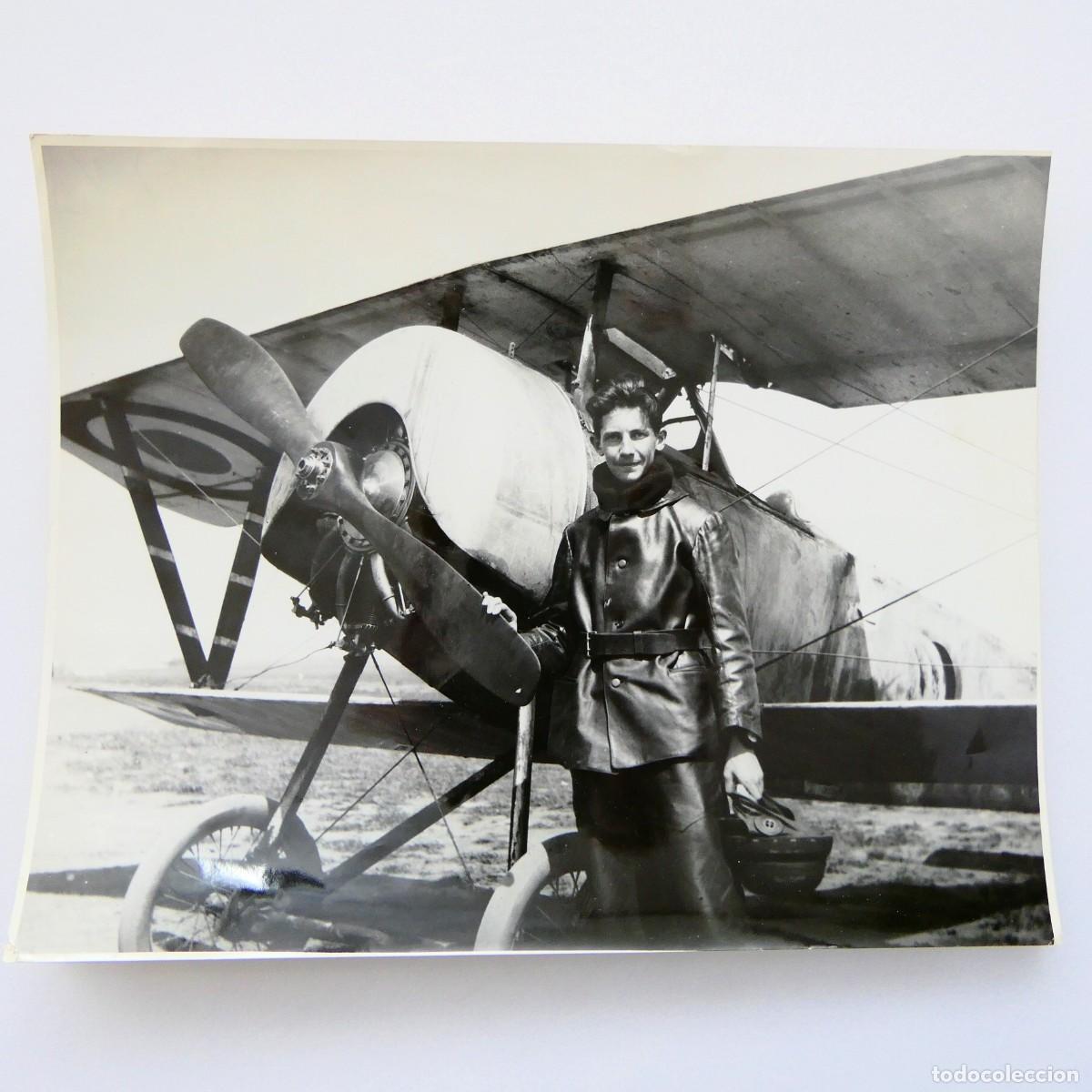 Fotograf&iacute;a antigua: WW1 Foto originale d'epoca biplano da addestramento prima guerra mondiale