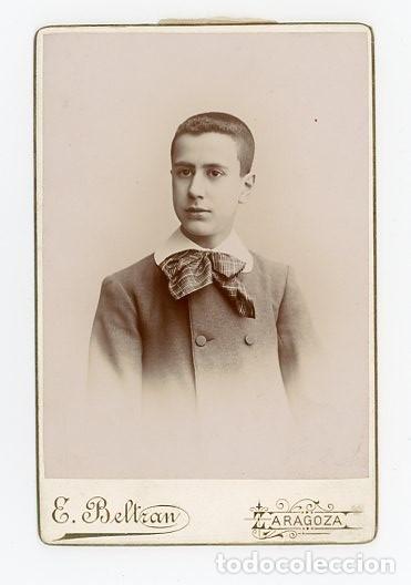 Fotografia antiga: ZARAGOZA. ENRIQUE BELTRAN, RETRATO.