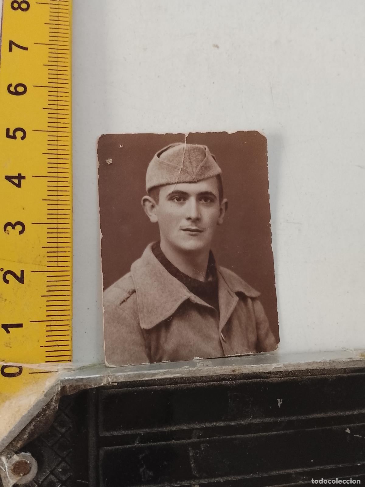 Fotograf&iacute;a antigua: FOTOGRAFIA ANTIGUA FAMILIA VEJER - UBRIQUE - CADIZ - MILITAR EN VALDEPE&Ntilde;AS 1938