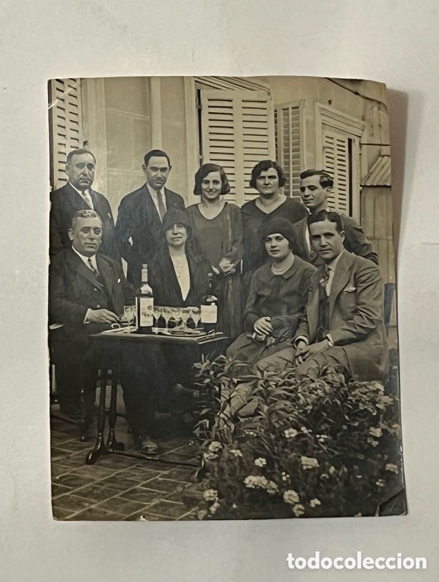 Antique Photography: BILBAO. Sociedad Civil, Bodas de Plata de los abuelos.. (a.1924) Fotograf&iacute;a Medidas: 8 x 10,5