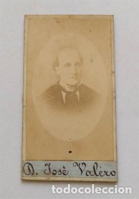 Fotografia antica: Retrato de Jos&eacute; Valero. Actor espa&ntilde;ol del siglo XIX