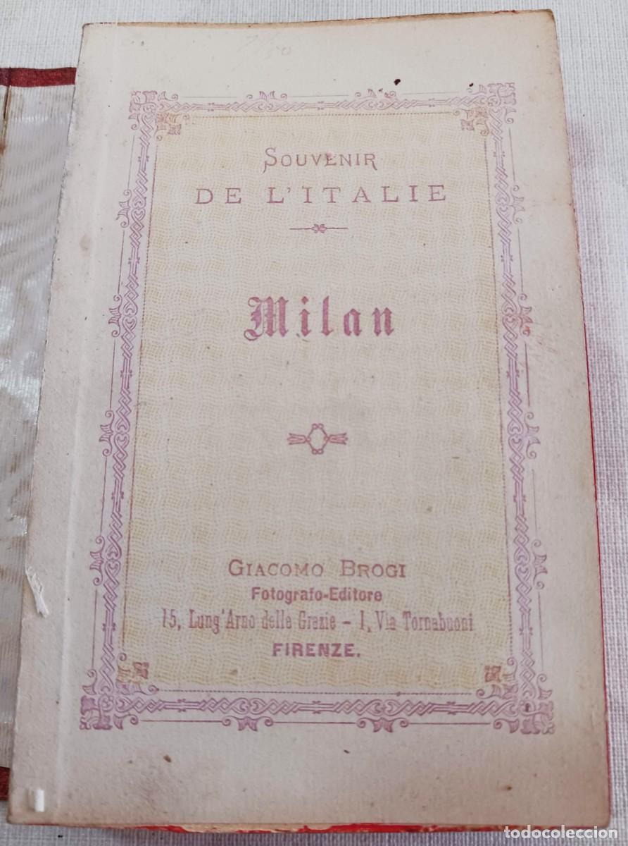 Fotografia antica: CIRCA 1880: 24 ALB&Uacute;MINAS DE MIL&Aacute;N - SOUVENIR DE L'ITALIE - GIACOMO BROGI