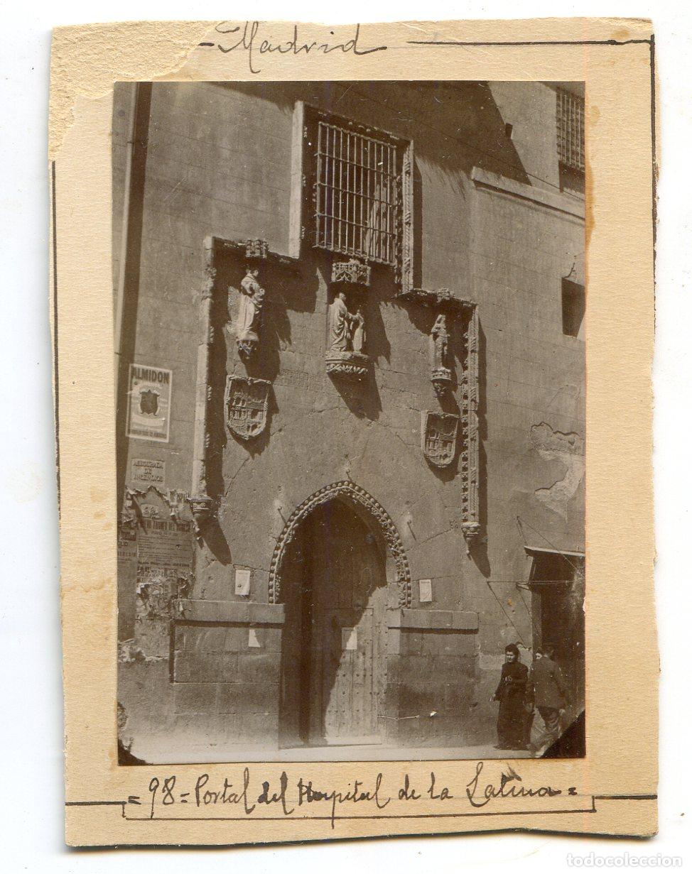 Photographie ancienne: Madrid. Portal del Hospital de La Latina, circa 1906