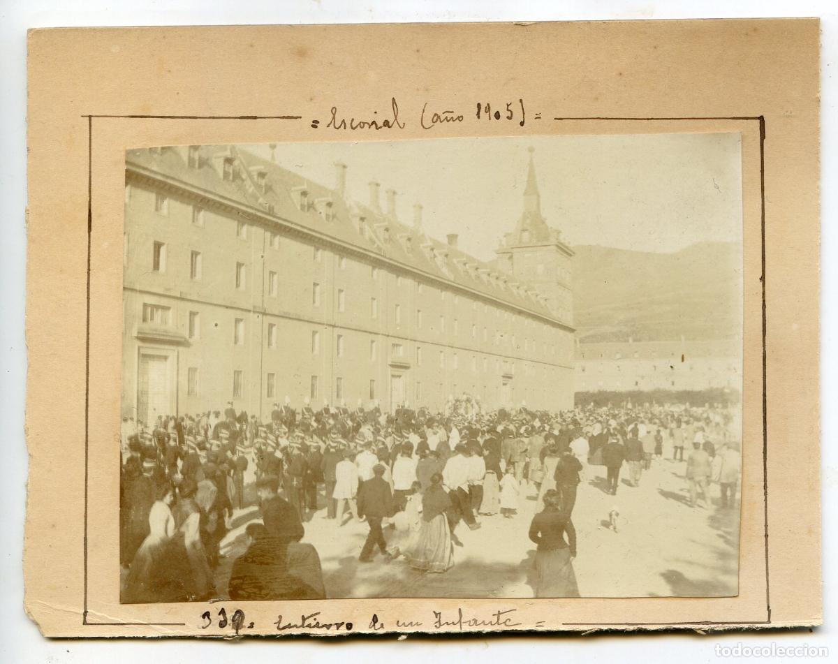 Antique Photography: Madrid. El Escorial, Entierro de un infante, 1905