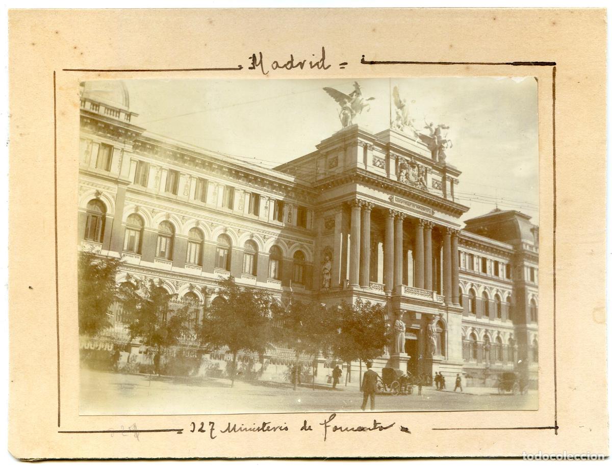Alte Fotografie: Madrid. Ministerio de Fomento, circa 1906