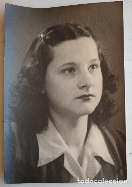 Fotografia antica: FOTOGRAFIA ANTIGUA, CHICA, FOTO CINE TRIESTRE, 14 X 9,5 CM