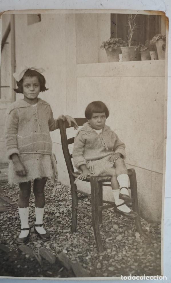 Fotografia antica: FOTOGRAFIA ANTIGUA, NI&Ntilde;AS, PPIOS. SIGLO XX, 14 X 8,5 CM