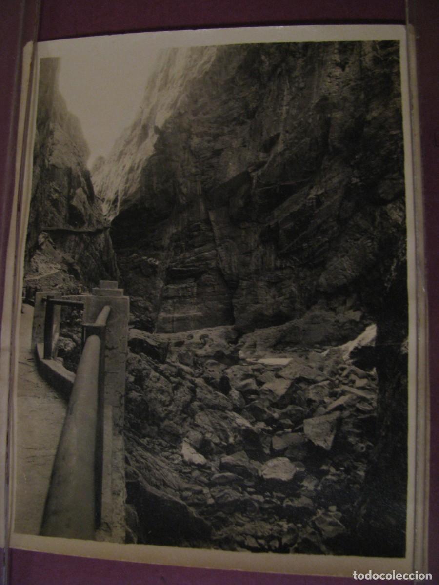 Fotograf&iacute;a antigua: FOTO DE MALAGA. DESFILADERO DE LOS GAITANES, EL CHORRO. 11X8,5 CM. A&Ntilde;OS 1930