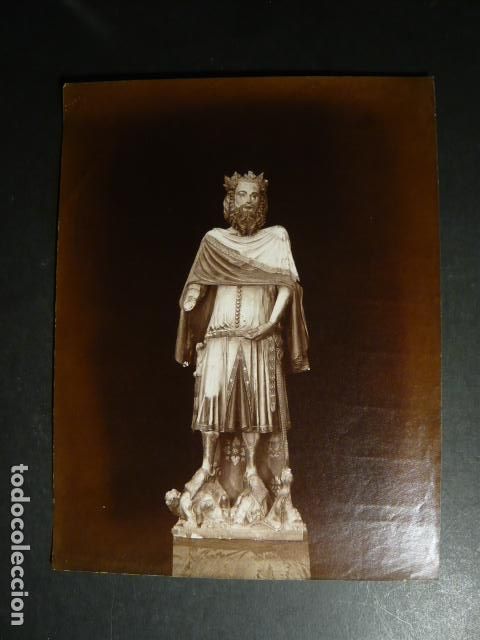 Fotografia antica: GERONA PEDRO IV EL CEREMONIOSO ANTIGUA FOTOGRAFIA ALBUMINA 16 X 21 CM