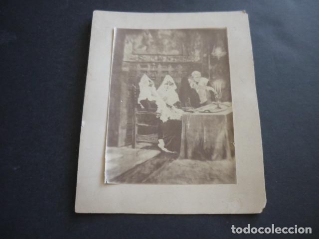 Alte Fotografie: ALBUMINA REPRODUCCION DE CUADRO SIGLO XIX 10 X 14 CM