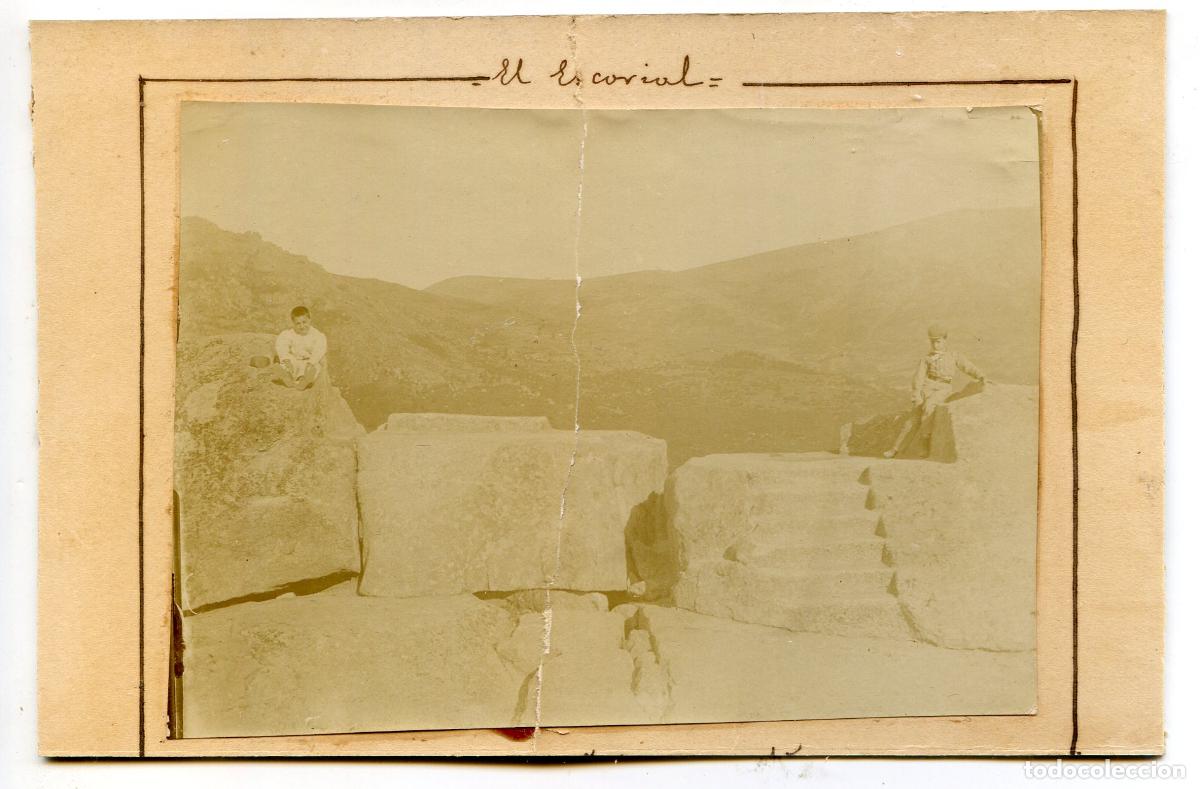 Antique Photography: El Escorial, Madrid, Silla de Felipe II, circa 1905.