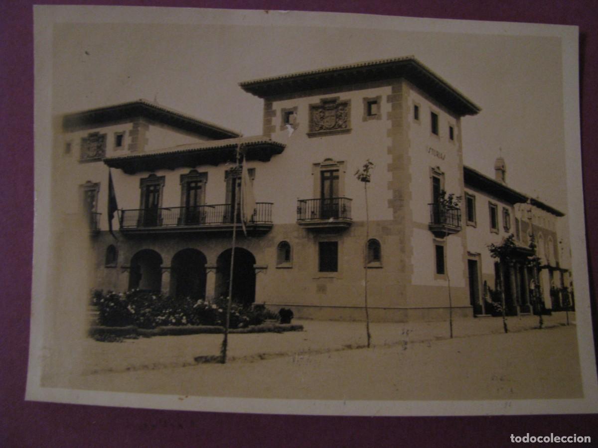 Fotograf&iacute;a antigua: FOTO DE LA EXPOSICI&Oacute;N DE SEVILLA. 8,5X6 CM. PABELLON DE ASTURIAS