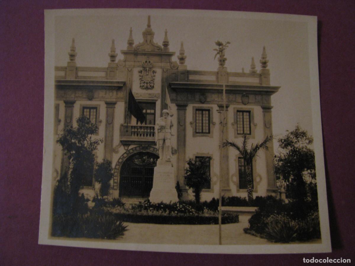 Fotograf&iacute;a antigua: FOTO DE LA EXPOSICI&Oacute;N DE SEVILLA. 7X6 CM. PABELLON DE GALICIA