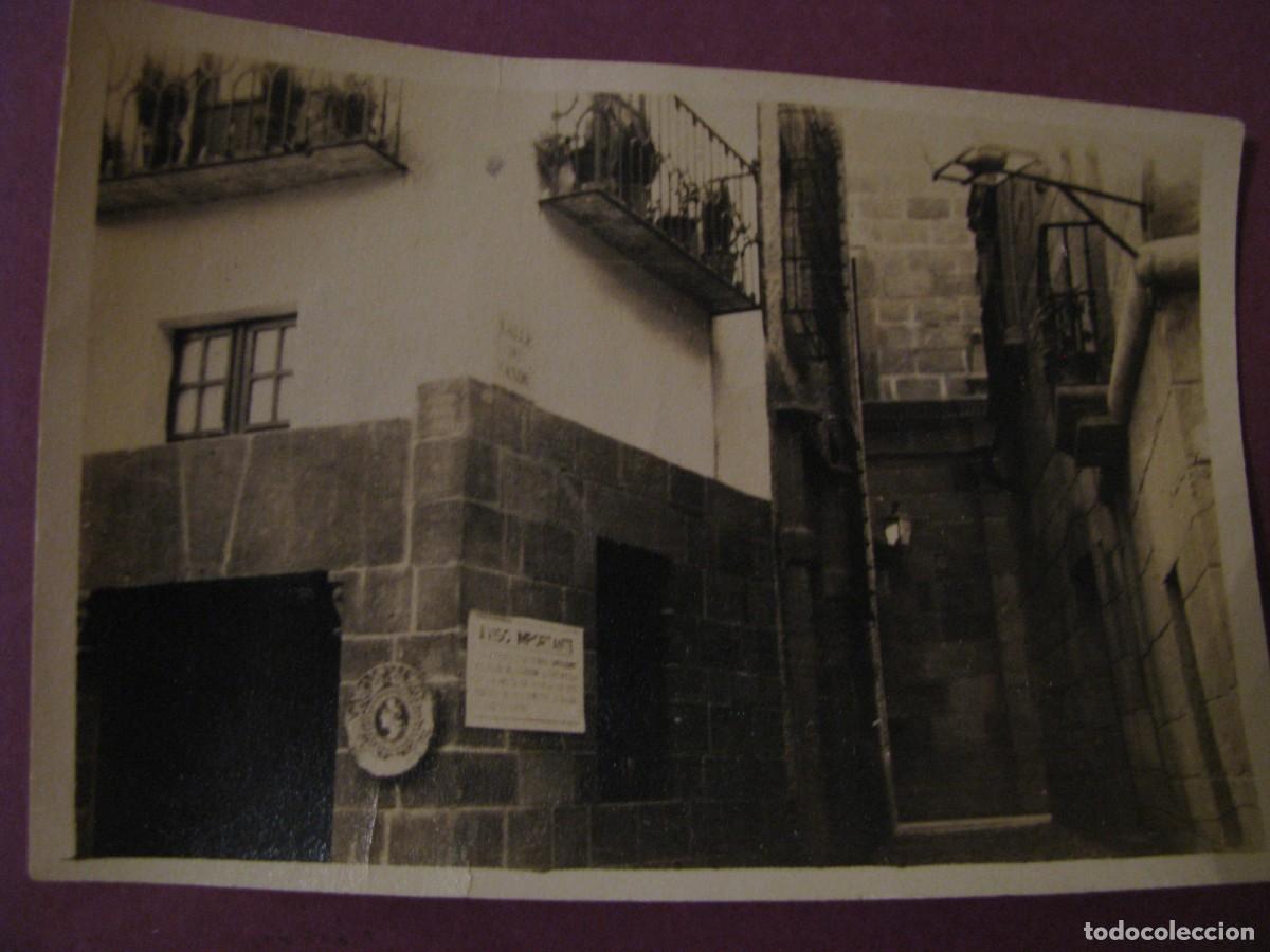 Fotograf&iacute;a antigua: FOTO DE BARCELONA. PUEBLO ESPA&Ntilde;OL, EXPOSICI&Oacute;N. A&Ntilde;O 1930. 8,5X6 CM.