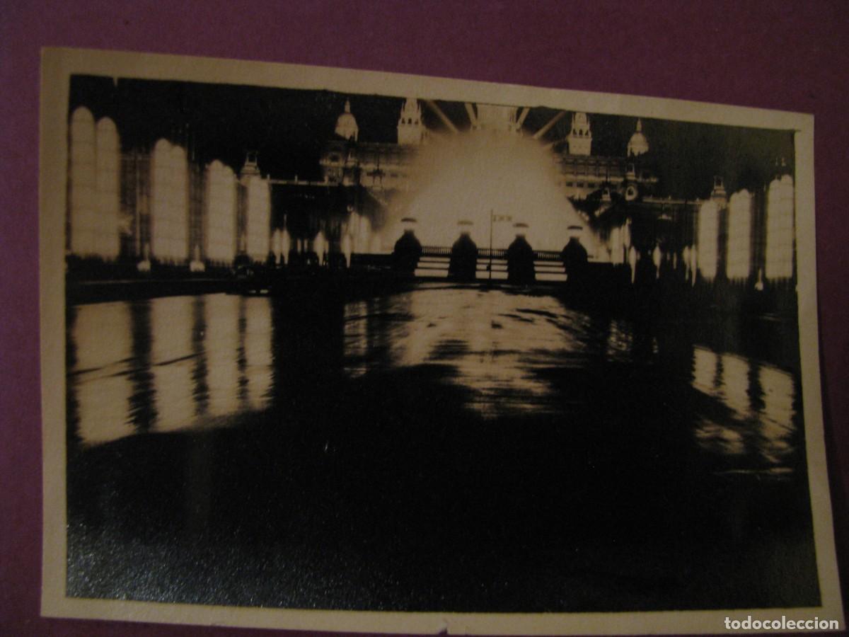 Fotograf&iacute;a antigua: FOTO DE BARCELONA. EXPOSICI&Oacute;N. A&Ntilde;O 1930. 8,5X6 CM. FUENTE MAGICA DE MONTJUICH