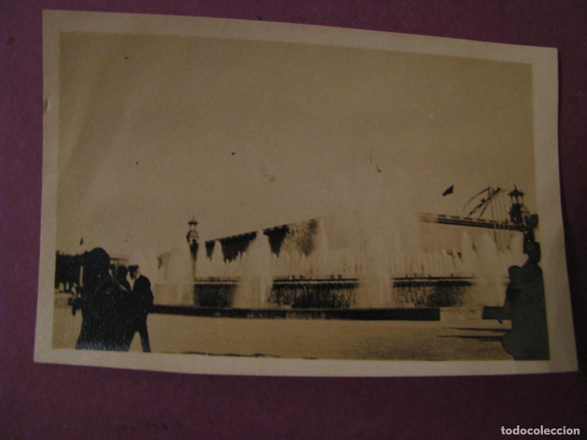 Fotograf&iacute;a antigua: FOTO DE BARCELONA. EXPOSICI&Oacute;N. A&Ntilde;O 1930. 6,5X4,5 CM. FUENTE MAGICA DE MONTJUICH