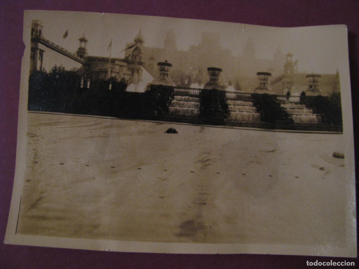 Fotograf&iacute;a antigua: FOTO DE BARCELONA. EXPOSICI&Oacute;N. A&Ntilde;O 1930. 8,5X6 CM. FUENTE MAGICA DE MONTJUICH.
