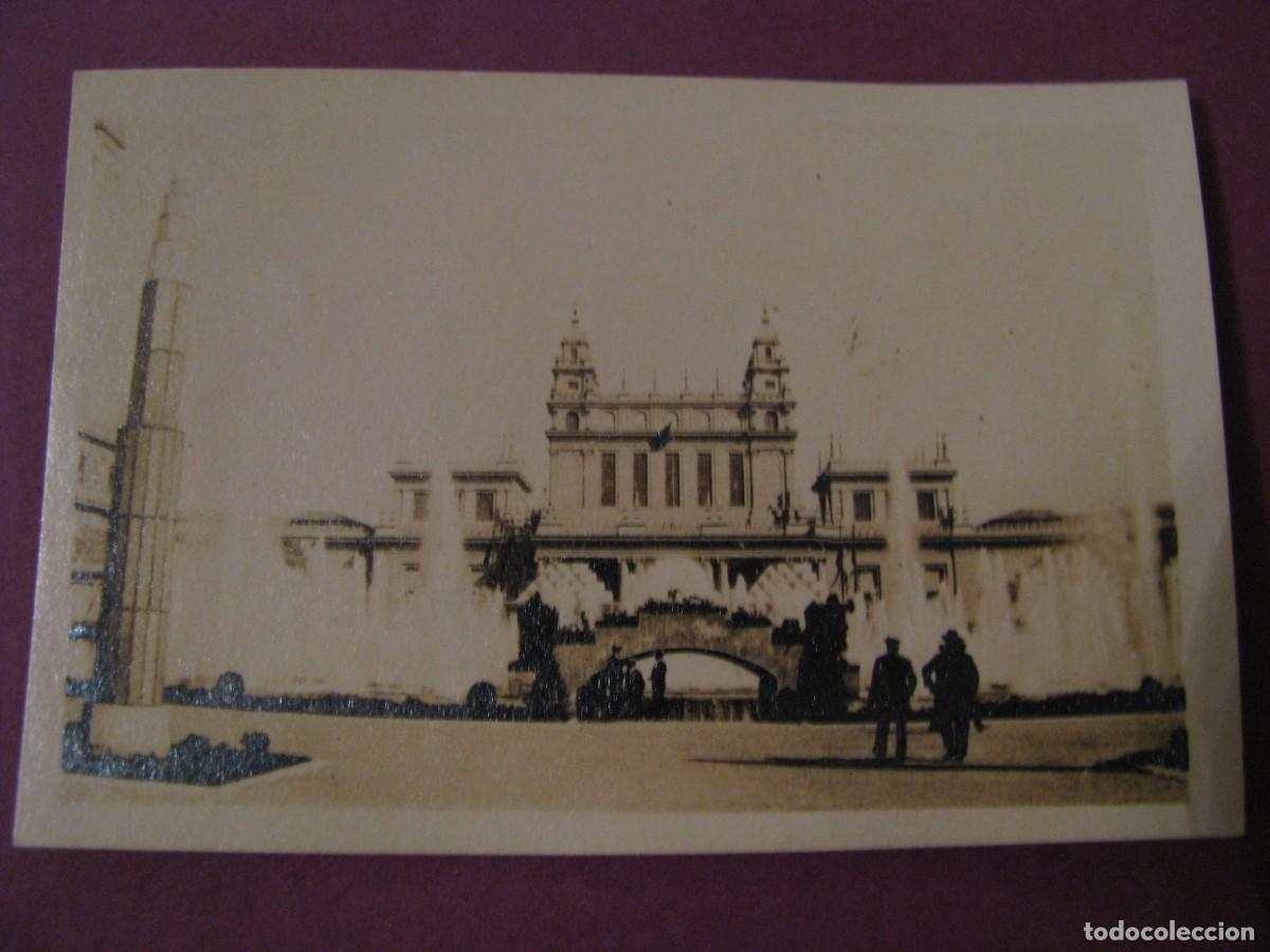 Fotograf&iacute;a antigua: FOTO DE BARCELONA. EXPOSICI&Oacute;N. A&Ntilde;O 1930. 6,5X4,5 CM. PALACIO DEL ARTE TEXTIL
