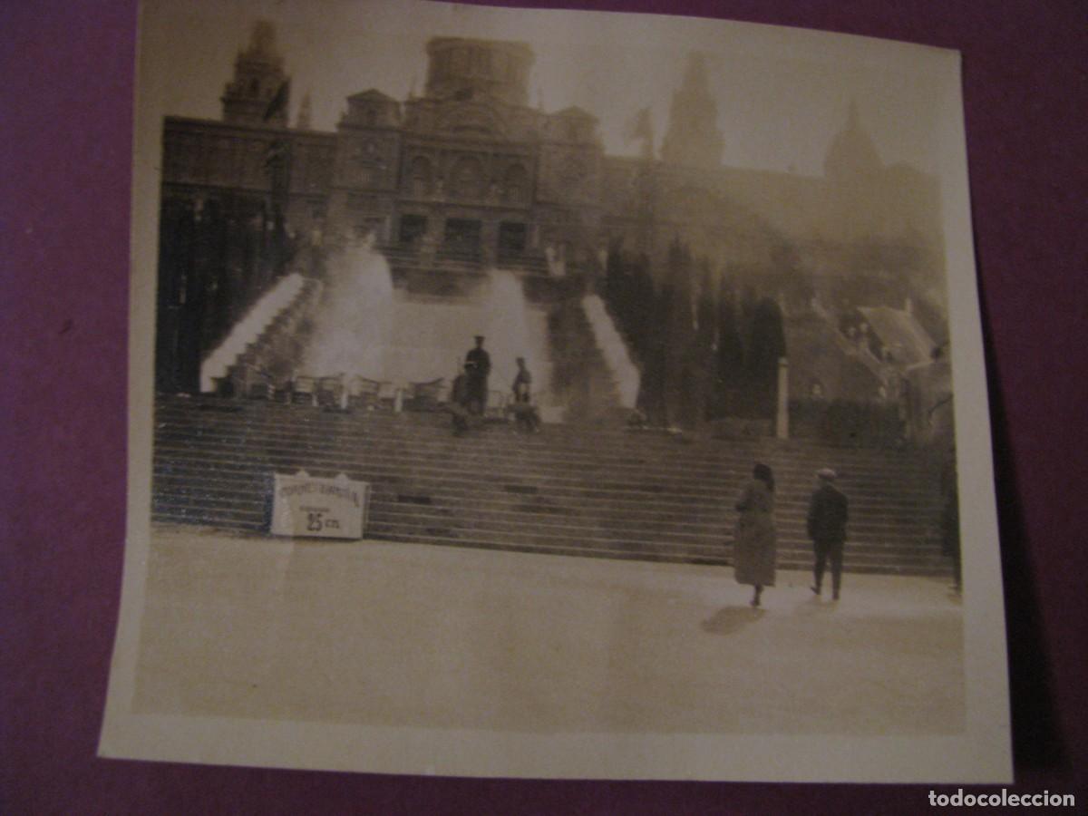Fotograf&iacute;a antigua: FOTO DE BARCELONA. PUEBLO ESPA&Ntilde;OL, EXPOSICI&Oacute;N. A&Ntilde;O 1930. 6X6 CM. FUENTE MAGICA, MONTJUICH