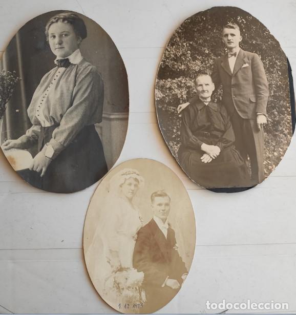 Fotograf&iacute;a antigua: 3 FOTOGRAFIAS ANTIGUAS, PIOS. SIGLO XX, 18 X 13,5 CM LA MAYOR