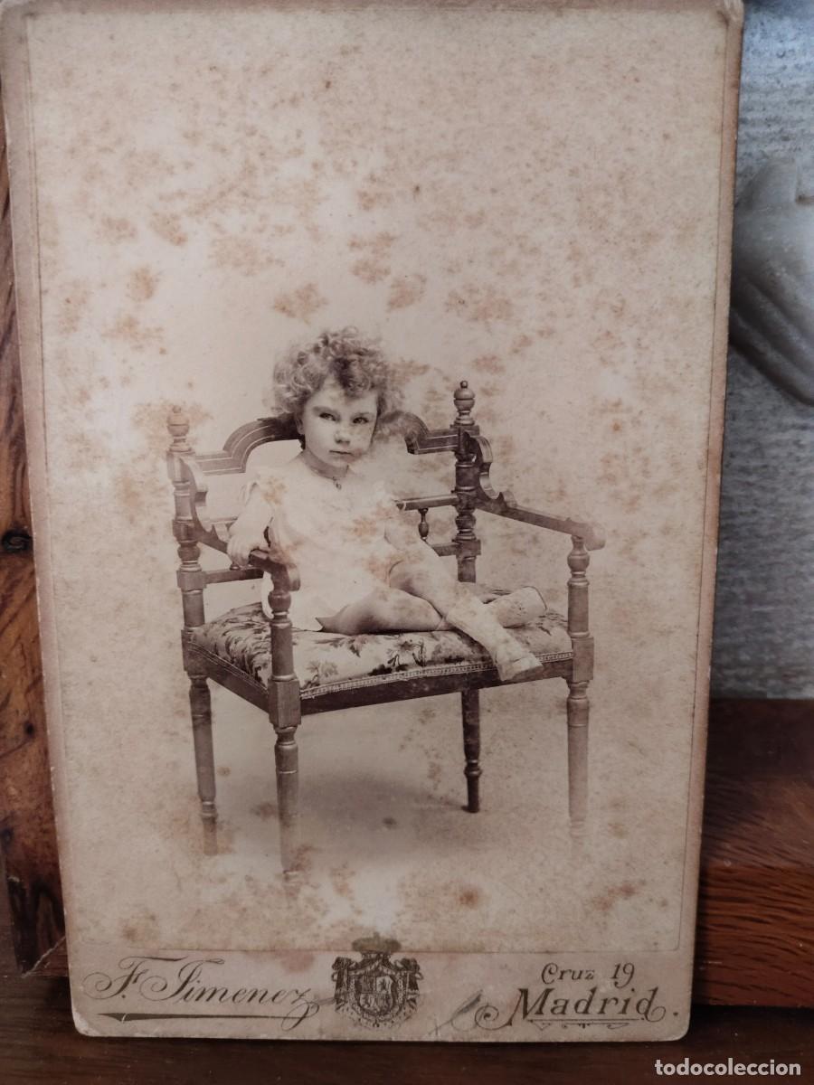 Alte Fotografie: F Jim&eacute;nez. Cruz, 7, Madrid.
