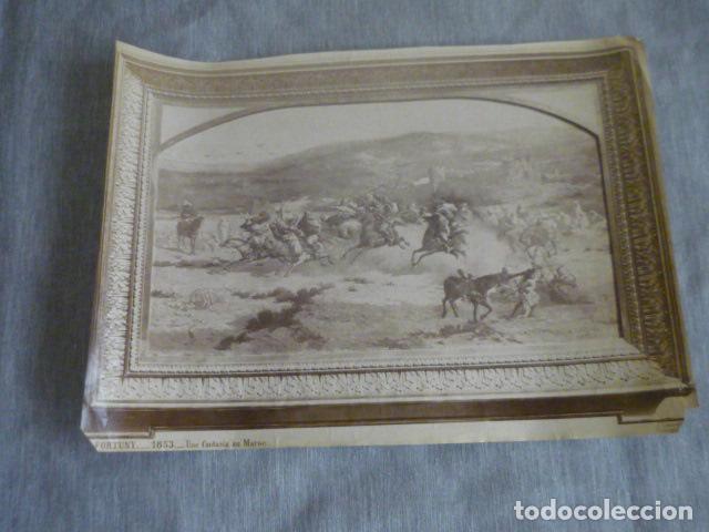 Fotograf&iacute;a antigua: ALBUMINA JEAN LAURENT CUADRO DE FORTUNY UNA FANTASIA EN MARRUECOS ALBUMINA SIGLO XIX 22 X 30 CM
