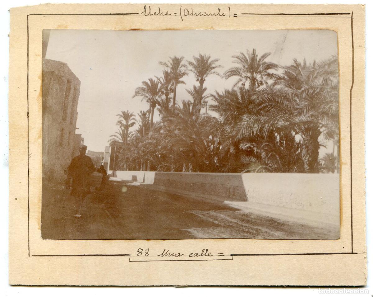 Alte Fotografie: Elche, Alicante, Una calle, circa 1906