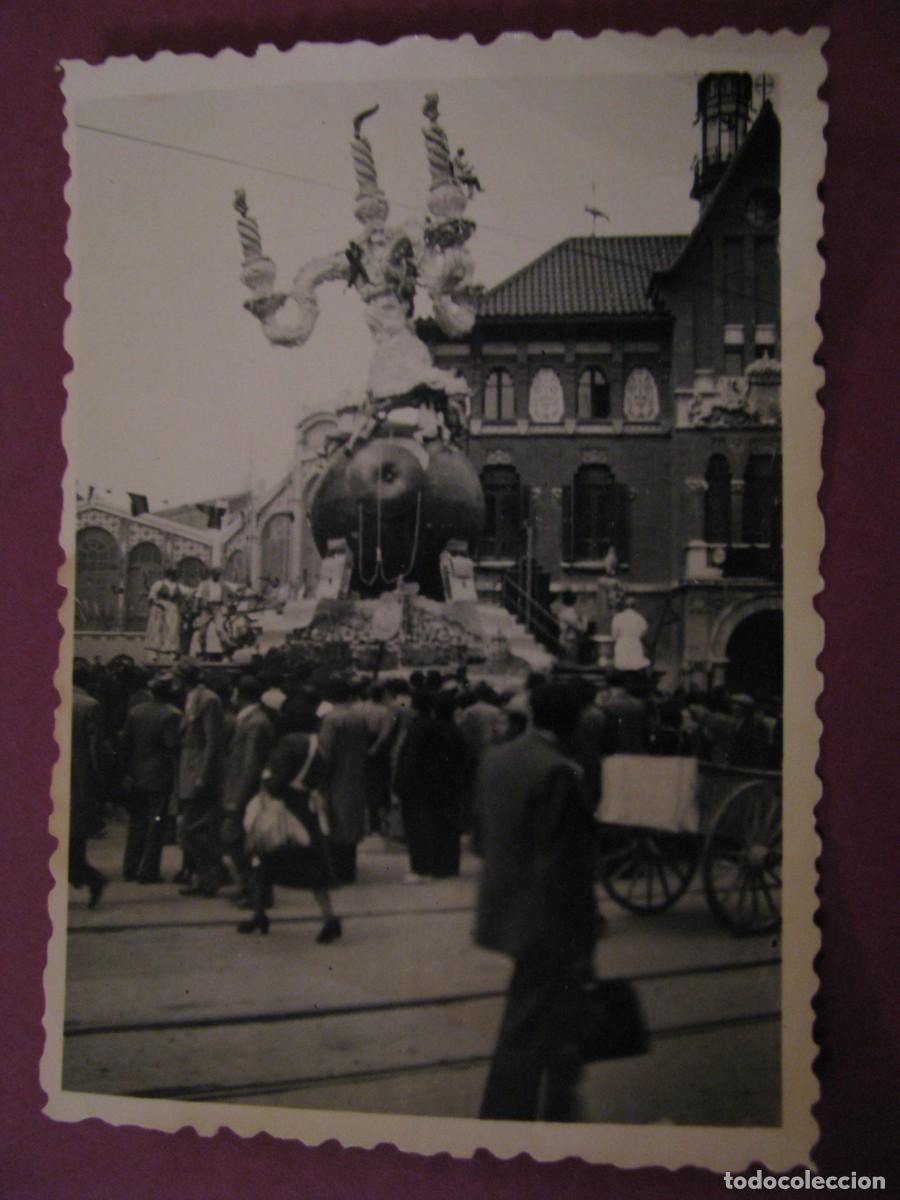 Fotograf&iacute;a antigua: FOTO DE FALLAS DE VALENCIA. A&Ntilde;O 1945? 8,5X6 CM