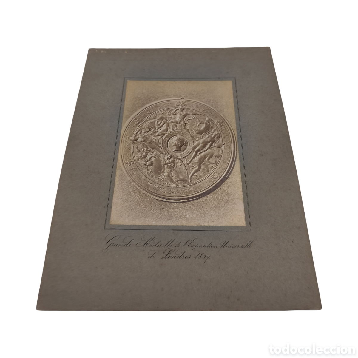 Fotograf&iacute;a antigua: Fotograf&iacute;a Antigua C. 1880-1900 - Grande M&eacute;daille De L'Exposition Universelle De Londres 1851 (Gran