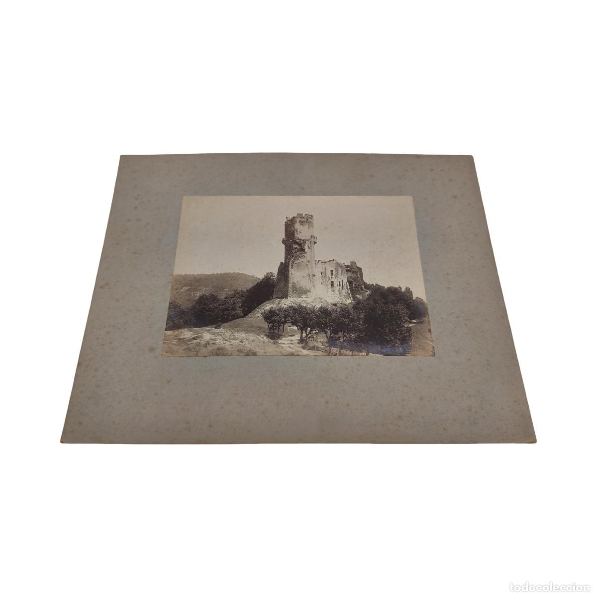 Fotograf&iacute;a antigua: Fotograf&iacute;a Antigua C. 1890-1910 - Ch&acirc;teau De Tourno&euml;l (Auvergne, Francia) - Castillo Medieval En Rui