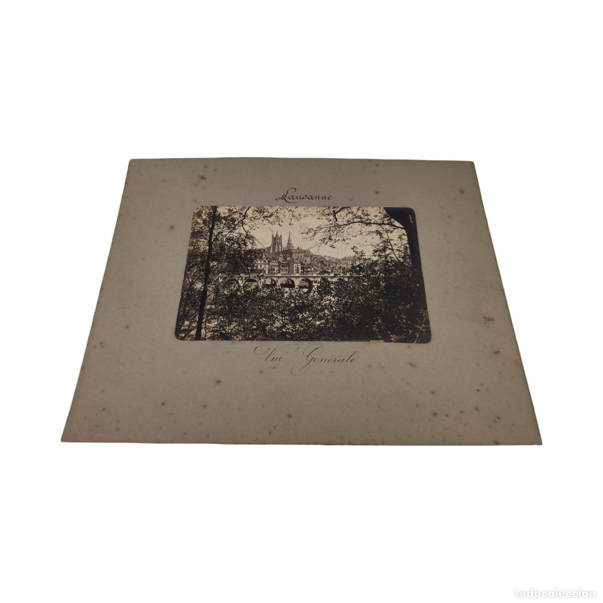 Fotograf&iacute;a antigua: Fotograf&iacute;a Antigua C. 1890-1910 - Lausanne (Suiza) - Vista General Panor&aacute;mica (&rdquo;Vue G&eacute;n&eacute;rale&rdquo;) - Cat