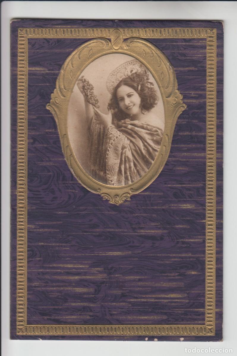 Fotograf&iacute;a antigua: Fotograf&iacute;as art&iacute;stica vintage &Eacute;poca en 1920 - Cart&oacute;n troquelado