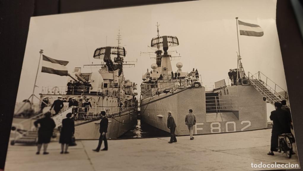 Fotograf&iacute;a antigua: DESTRUCTORES HOLANDESES EN EL PUERTO DE VALENCIA, A&Ntilde;OS 60, FOTOGRAFIA ANTIGUA, 24 X 16 CM