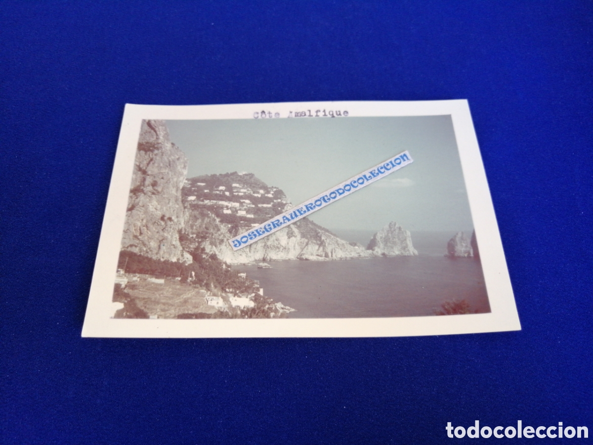 Fotograf&iacute;a antigua: MARINA PICCOLA - ISLA DE CAPRI (ITALIA) FOTOGRAF&Iacute;A ANTIGUA SIGLO PASADO