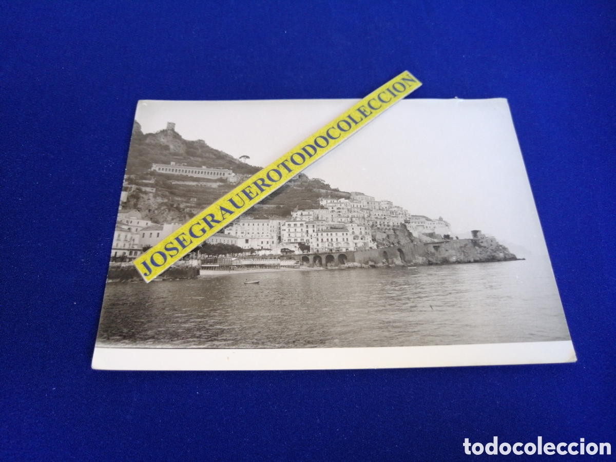 Fotograf&iacute;a antigua: AMALFI (CAMPANIA) ITALIA FOTOGRAF&Iacute;A ANTIGUA SIGLO PASADO