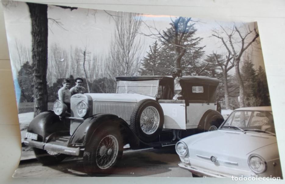 Fotograf&iacute;a antigua: ANTIGUO COCHE HISPANO SUIZA, FOTOGRAFIA ANTIGUA, 23 X 15 CM