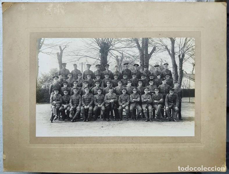 Fotograf&iacute;a antigua: REUNION MILITAR SIN IDENTIFICAR. SOBRE 1940 - ALBUMINA-4282