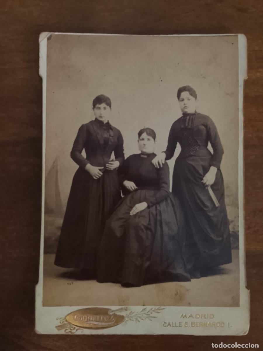 Fotograf&iacute;a antigua: Fotograf&iacute;a antigua alb&uacute;mina. Fot&oacute;grafo J. Guti&eacute;rrez, Madrid