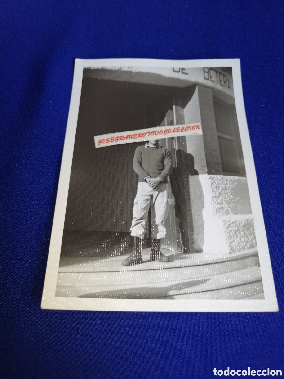 Fotograf&iacute;a antigua: EJ&Eacute;RCITO ESPA&Ntilde;OL CAMPAMENTO MILITAR DE B&Eacute;TERA (VALENCIA) FOTOGRAF&Iacute;A ANTIGUA SIGLO PASADO