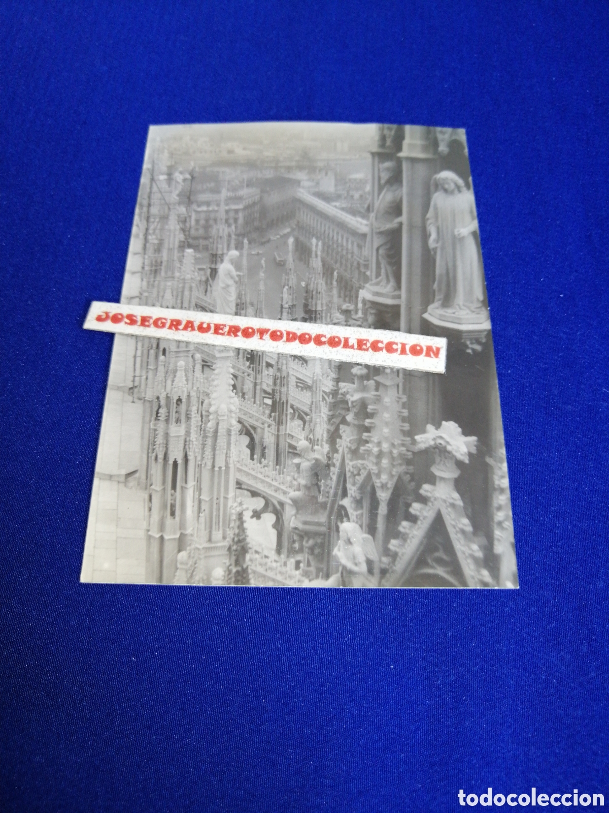 Fotograf&iacute;a antigua: DUOMO DE MILAN A&Ntilde;O 1963 FOTOGRAF&Iacute;A ANTIGUA SIGLO PASADO