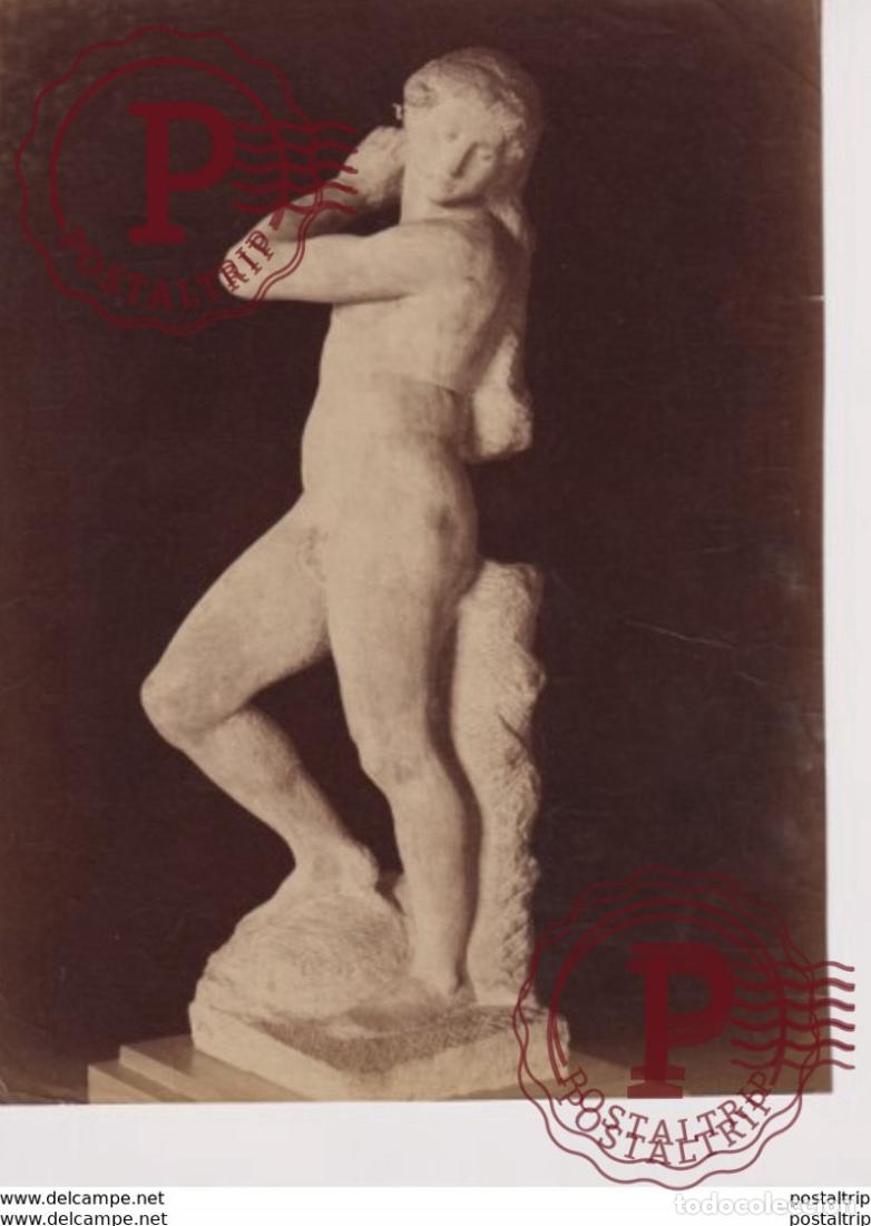 Fotograf&iacute;a antigua: FIRENZE I LOTTATORI GALLERIA DEGLI UFFIZI ITALY ITALIA PHOTOGRAPHIE 25*19CM