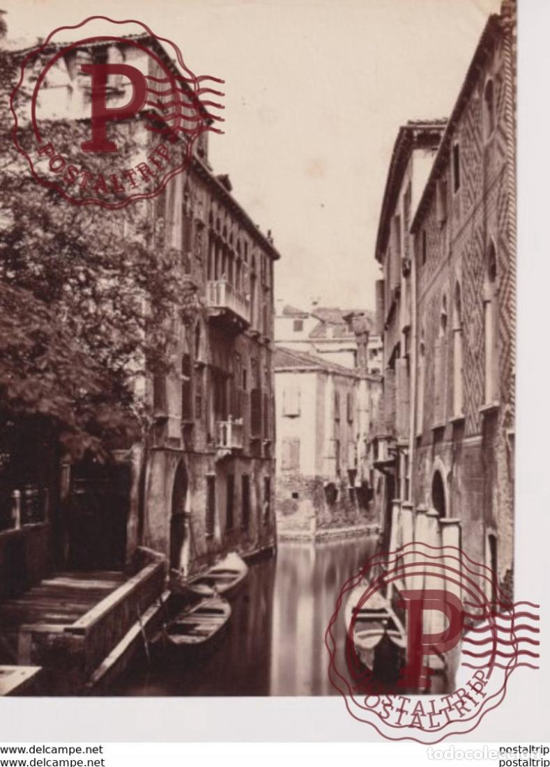 Fotograf&iacute;a antigua: SEE RIGHT CORNER PALAZZO WANASCEL ITALY ITALIA PHOTOGRAPHIE 24*18CM