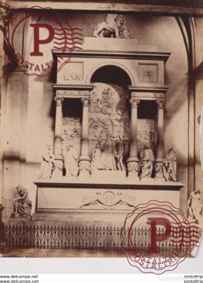 Fotograf&iacute;a antigua: MONUMENTO TIZIANO The Mausoleum dedicated to Titian Luigi &ndash; Pietro &ndash; Andrea Zandomen ITALY ITALIA