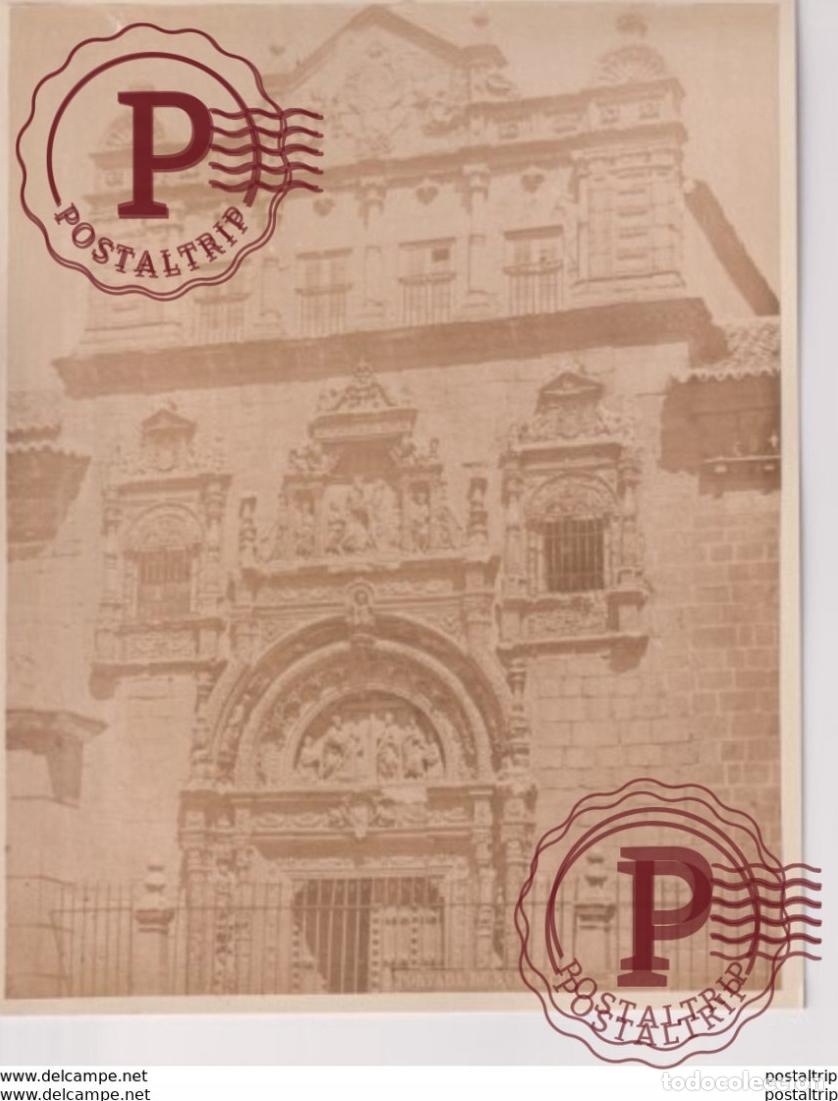 Fotograf&iacute;a antigua: PORTA DE SANTA CRUZ TOLEDO ESPA&Ntilde;A SOBRE CART&Oacute;N PHOTOGRAPHIE 23*18CM