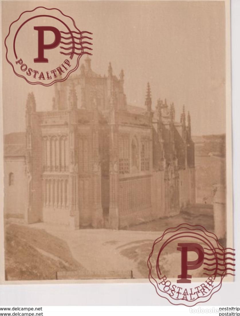 Fotograf&iacute;a antigua: SAN JUAN DE LOS REYES TOLEDO ESPA&Ntilde;A SOBRE CART&Oacute;N PHOTOGRAPHIE 23*18CM