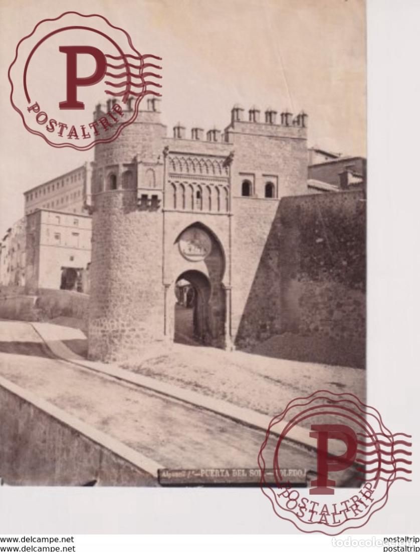 Fotograf&iacute;a antigua: ALGUACIL PUERTA DE SOL TOLEDO ESPA&Ntilde;A PHOTOGRAPHIE 22*17CM